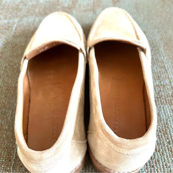 Allen Edmonds Bone Beige Suede Dylan Penny Loafers, size 12 E WIDE - Picture 6 of 13
